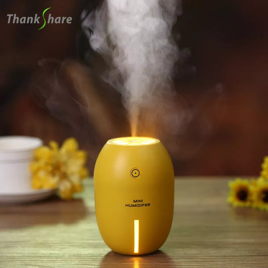 THANKSHARE USB Essential Oil Diffuse Portable Mini Humidifier for Home Lemon Aroma Diffuser Umidificador Aromatherapy for Car