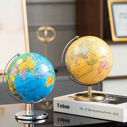 Home Decor Accessories Retro World Globe Modern Learning World Map Globe Kids Study Desk Decor Globe Geography Kids Education