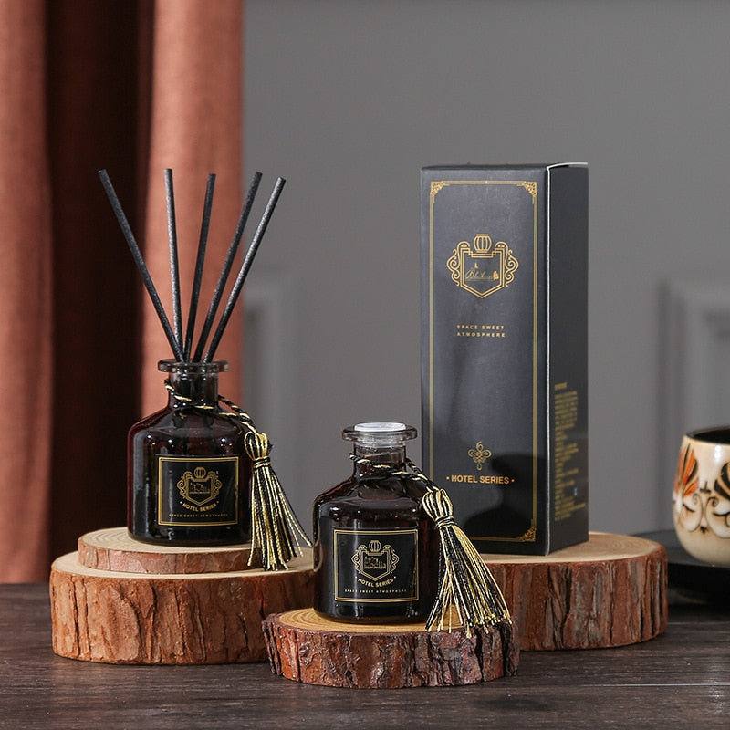 50ml Hilton Aroma Oil Diffuser Sets with Natural Sticks for Living Room Fresh Air Shangri-La Home Fragrance toilet deodorization